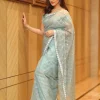 ইমপোর্টেড ওয়েটলেস সফট অরগাঞ্জা ফেব্রিকের মধ্যে গর্জিয়াস এমব্রয়ডারি করা পার্টি শাড়ি