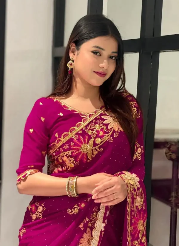 ✨ এক্সক্লুসিভ পার্টি শাড়ি
